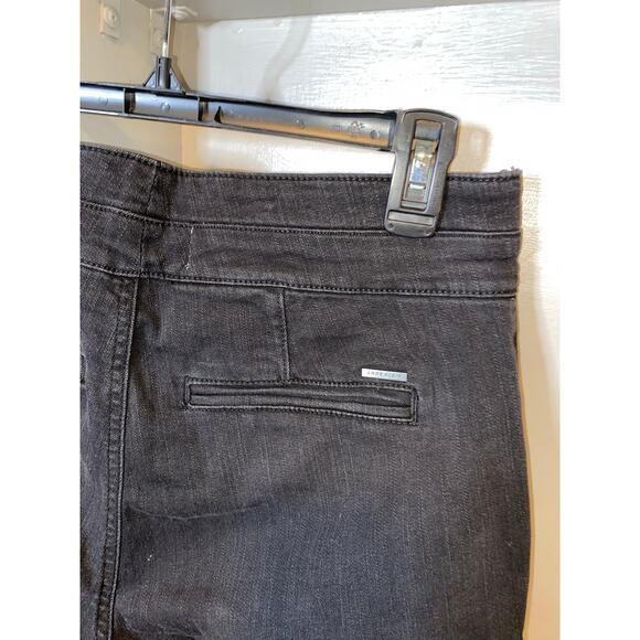 NWT $79.50 Anne Klein Jeans Slim Boot Cut size 8 Black Wash Jeans w/Stretch - Picture 6 of 12
